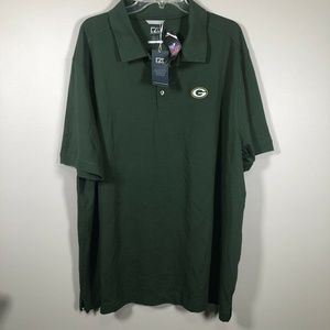 Cutter & Buck Green Bay Packers Polo Size 3XB